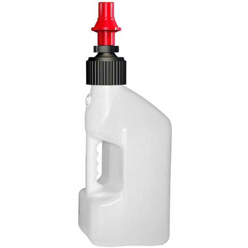 Tuff Jug bensinkanne med hurtigfylle tut 10liter hvit